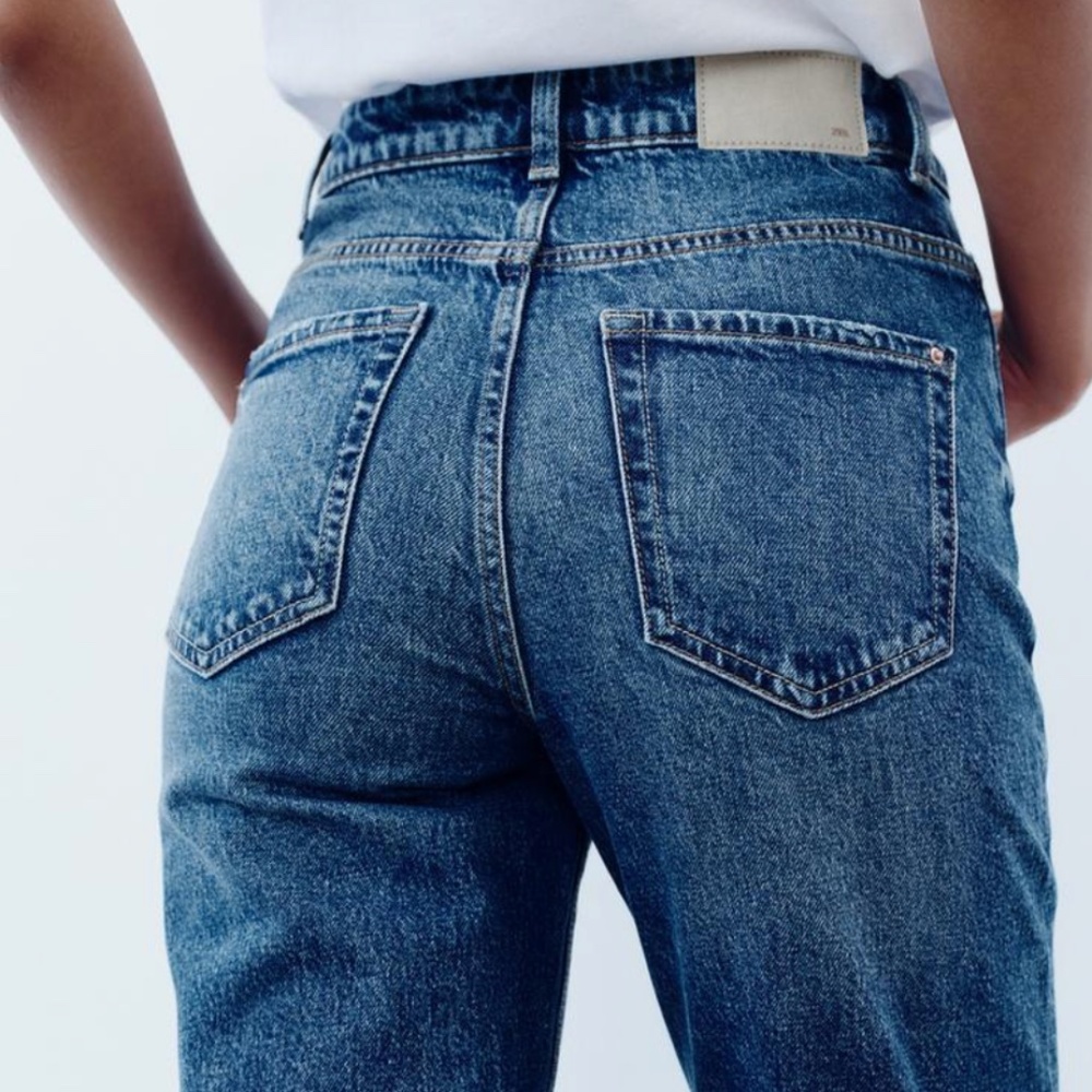 Zara high-waisted slim fit jeans